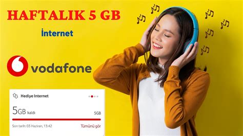 Vodafone Haftalık Bedava İnternet